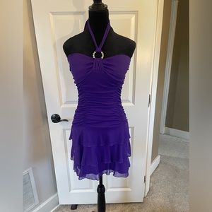Purple homecoming dress